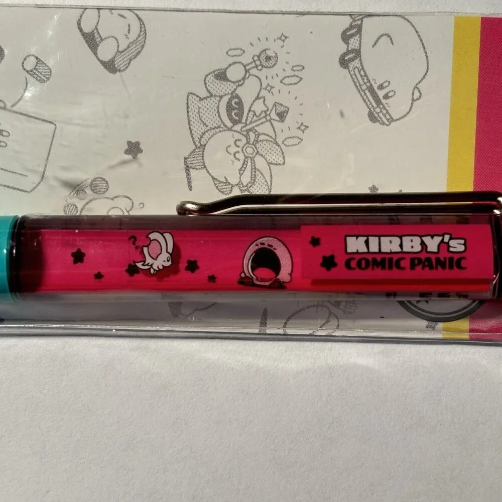 Nintendo Kirby's Comic Panic Floaty Pen Video Game Promo Japan